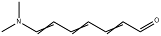 N,N-Dimethylamino-2,4,6-heptatriene-7al Struktur