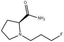 2-Pyrrolidinecarboxamide,1-(3-fluoropropyl)-,(S)-(9CI) Struktur