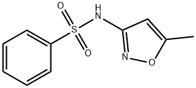 N-(5-methyl-3-isoxazolyl)benzenesulfonamide Struktur