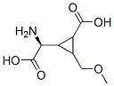 2-(2-carboxy-3-methoxymethylcyclopropyl)glycine Struktur