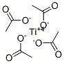 titanium(4+) acetate Struktur