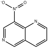 8-Nitro-1,6-naphthyridine Struktur