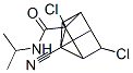 4,7-dichloro-1-cyano-N-isopropyltetracyclo(4.2.0.0.(2,5).0(3,8))octane-4-carboxamide Struktur