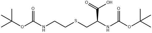 Di-Boc-S-(2-aminoethyl)-L-cysteine Struktur