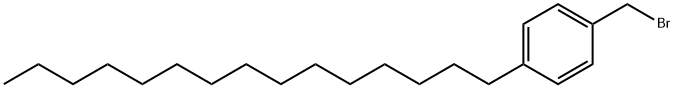 1-(broMoMethyl)-4-pentadecyl-benzene Struktur