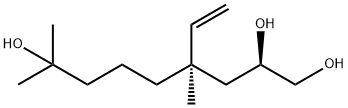 (2R,4R)-4,8-DIMETHYL-4-VINYL-NONANE-1,2,8-TRIOL Struktur