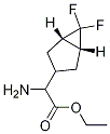 ethyl 2-aMino-2-((1R,3r,5S)-6,6-difluorobicyclo[3.1.0]hexan-3-yl)acetate Struktur