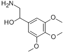 2-amino-1-(3,4,5-trimethoxyphenyl)ethan-1-ol Struktur