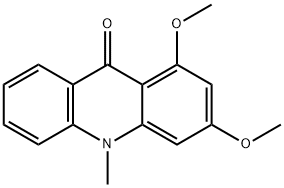 1,3-Dimethoxy-10-methyl-9(10H)-acridinone Struktur