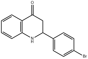 2-(4-BROMOPHENYL)-2,3-DIHYDRO-4(1H)-QUINOLINONE Struktur