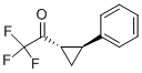 Ethanone, 2,2,2-trifluoro-1-(2-phenylcyclopropyl)-, (1S-trans)- (9CI) Struktur