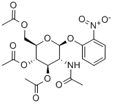 (2'-NITRO)PHENYL-2-ACETAMIDO-3,4,6-TRI-O-ACETYL-2-DEOXY-BETA-D-GLUCOPYRANOSIDE Struktur