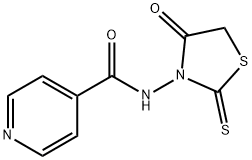 Nicotineaminorhodanine Struktur