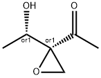 Ethanone, 1-[2-(1-hydroxyethyl)oxiranyl]-, (R*,S*)- (9CI) Struktur