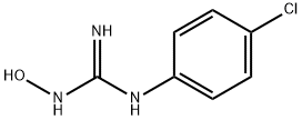 2-(4-chlorophenyl)-1-hydroxy-guanidine Struktur