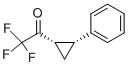 Ethanone, 2,2,2-trifluoro-1-(2-phenylcyclopropyl)-, (1S-cis)- (9CI) Struktur