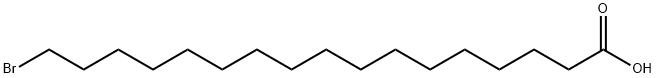 17-BROMOHEPTADECANOIC ACID Struktur