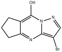 3-BroMo-6,7-dihydro-4H-cyclopenta[d]pyrazolo[1,5-a]pyriMidin-8(5H)-one Struktur