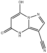 Pyrazolo[1,5-a]pyriMidine-3-carbonitrile, 4,5-dihydro-7-hydroxy-5-oxo- Struktur