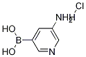 (5-AMinopyridin-3-yl)boronic acid hydrochloride Struktur