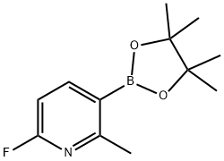 6-fluoro-2-Methyl-3-(4,4,5,5-tetraMethyl-1,3,2-dioxaborolan-2-yl)pyridine Struktur