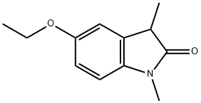 2H-Indol-2-one,5-ethoxy-1,3-dihydro-1,3-dimethyl-(9CI) Struktur