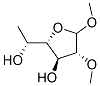 methyl 2-O-methylfucofuranoside Struktur