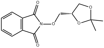 (S)-N-(2,2-DIMETHYL-4-HYDROXYMETHYL-1,3-DIOXOLANE)PHTHALIMIDE Struktur