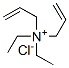 diallyldiethylammonium chloride Struktur