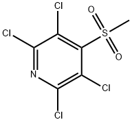 2,3,5,6-四氯-4-(甲磺酰)吡啶 結(jié)構(gòu)式