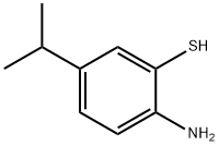 Benzenethiol, 2-amino-5-(1-methylethyl)- (9CI) Struktur