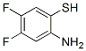 Benzenethiol, 2-amino-4,5-difluoro- (9CI) Struktur