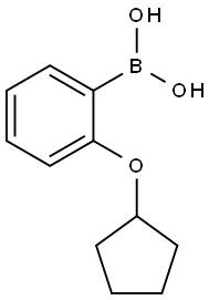 2-(Cyclopentyloxy)phenylboronic acid Struktur