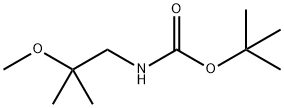 tert-butyl 2-Methoxy-2-MethylpropylcarbaMate Struktur