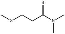 Propanethioamide,  N,N-dimethyl-3-(methylthio)- Struktur