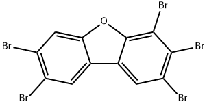 2,3,4,7,8-PENTABROMODIBENZOFURAN Struktur