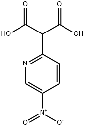 (5-NITRO-2-PYRIDINYL)PROPANEDIOIC ACID Struktur