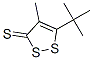 5-(1,1-Dimethylethyl)-4-methyl-3H-1,2-dithiole-3-thione Struktur