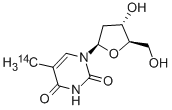 THYMIDINE, [METHYL-14C] Struktur