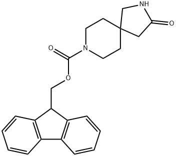 N-FMOC-2,8-diazaspiro[4.5]decan-3-one Struktur