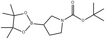 1-Boc-pyrrolidine-3-boronic acid pinacol ester Struktur