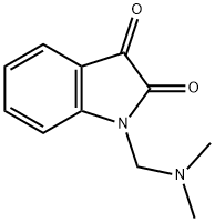 1-[(Dimethylamino)methyl]-1H-indole-2,3-dione Struktur