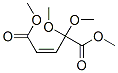 (Z)-4,4-Dimethoxy-2-pentenedioic acid dimethyl ester Struktur