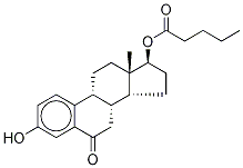 6-Oxo-17β-estradiol 17-Valerate Struktur