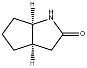 Cyclopenta[b]pyrrol-2(1H)-one, hexahydro-, (3aR-cis)- (9CI) Struktur