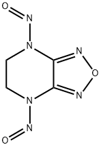 [1,2,5]Oxadiazolo[3,4-b]pyrazine,4,5,6,7-tetrahydro-4,7-dinitroso-(9CI) Struktur