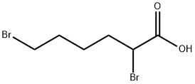 2,6-DIBROMOHEXANOIC ACID Struktur