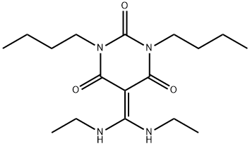 5-(Bis-ethylaMino-Methylene)-1,3-dibutyl-pyriMidine-2,4,6(1H, 3H, 5H)-trione Struktur