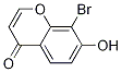 4H-1-Benzopyran-4-one, 8-broMo-7-hydroxy- Struktur