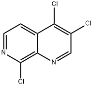 3,4,8-Trichloro-1,7-naphthyridine Struktur